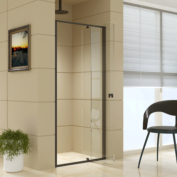 Semi-Frameless Overlap Panel Hinge