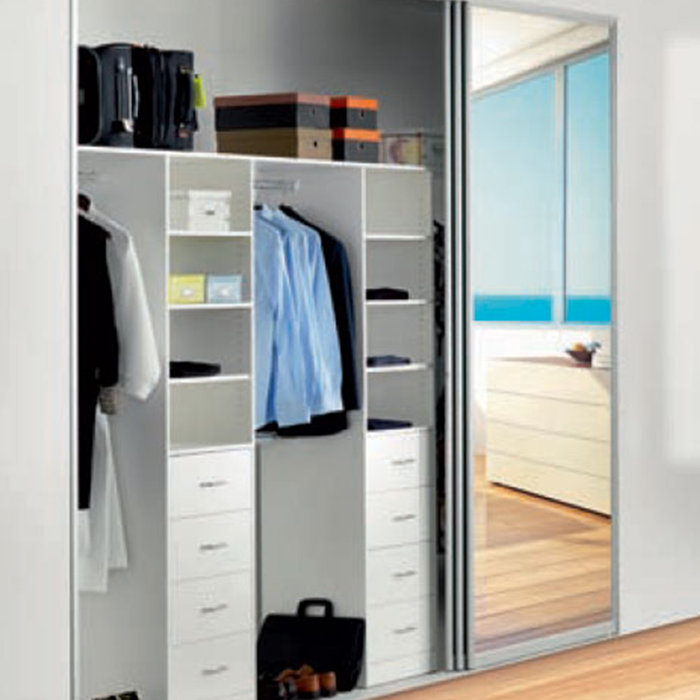 Stacking Robe Doors Slimline Robe Doors — tweedcoastshowers.com.au